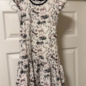 GUESS Kids Dress with Black and Pink Accents